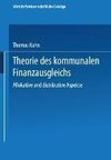 Theorie des kommunalen Finanzausgleichs