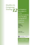 An Empirical Investigation of the Componentiality of L2 Reading in English for Academic Purposes