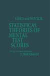 Statistical Theories of Mental Test Scores