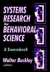 Buckley, W: Systems Research for Behavioral Science