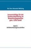 Lernvorschläge für die Sachkundeprüfung im Bewachungsgewerbe gem. §34a GewO