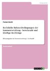 Rechtliche Rahmenbedingungen der Innenentwicklung - bestehende und künftige Rechtslage