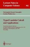 Typed Lambda Calculi and Applications