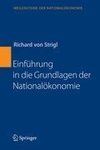 Einführung in die Grundlagen der Nationalökonomie