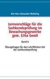 Lernvorschläge für die Sachkundeprüfung im Bewachungsgewerbe gem. §34a GewO