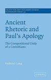 Ancient Rhetoric and Paul's Apology