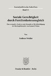 Soziale Gerechtigkeit durch Familienlastenausgleich