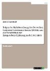 Folgen der Nichtbeachtung des Deutschen Corporate Governance Kodex (DCGK) und der Vorschriften zur Entsprechens-Erklärung nach § 161 AktG