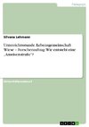 Unterrichtsstunde: Lebensgemeinschaft Wiese - Forscherauftrag: Wie entsteht eine 