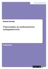 Vorkenntnisse im mathematischen Anfangsunterricht