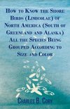 How to Know the Shore Birds (Limicolae) of North America (South of Greenland and Alaska) All the Species Being Grouped According to Size and Color