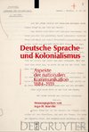 Deutsche Sprache und Kolonialismus