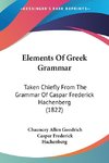 Elements Of Greek Grammar