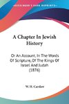 A Chapter In Jewish History