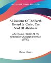 All Nations Of The Earth Blessed In Christ, The Seed Of Abraham