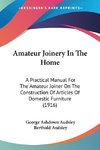 Amateur Joinery In The Home