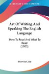 Art Of Writing And Speaking The English Language