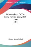 Balance-Sheet Of The World For Ten Years, 1870-1880 (1881)