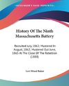 History Of The Ninth Massachusetts Battery