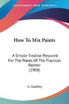 How To Mix Paints