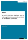 Die Kieler Universität im Wandel - von der schleswig-holsteinischen Landesuniversität zur preußischen Hochschule