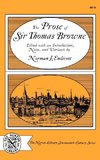 The Prose of Sir Thomas Browne