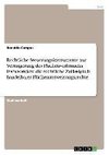 Rechtliche Steuerungsinstrumente zur Verringerung des Flächenverbrauchs, insbesondere die rechtliche Zulässigkeit handelbarer Flächenausweisungsrechte