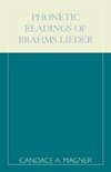 Phonetic Readings of Brahms Lieder