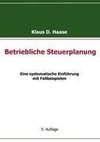 Betriebliche Steuerplanung