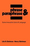 Phrase and Paraphrase