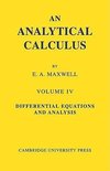 An Analytical Calculus