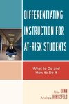 Differentiating Instruction for At-Risk Students