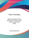 Noyes' Genealogy