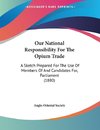 Our National Responsibility For The Opium Trade