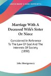 Marriage With A Deceased Wife's Sister Or Niece