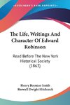 The Life, Writings And Character Of Edward Robinson