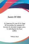 Saints Of 1881