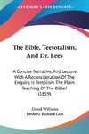 The Bible, Teetotalism, And Dr. Lees