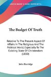 The Budget Of Truth