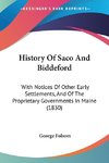 History Of Saco And Biddeford