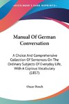 Manual Of German Conversation