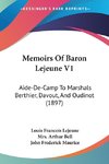 Memoirs Of Baron Lejeune V1