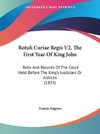 Rotuli Curiae Regis V2, The First Year Of King John