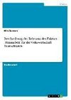 Beschreibung der Relevanz des Faktors ,Teamarbeit' für die Volkswirtschaft Deutschlands