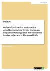 Analyse der aktuellen strukturellen sozio-ökonomischen Trends und deren möglichen Wirkungen für das öffentliche Berufsschulwesen in Rheinland-Pfalz