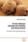 On the Adhesion between Fine Particles and Nanocontacts