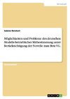 Möglichkeiten und Probleme des deutschen Modells betrieblicher Mitbestimmung unter Berücksichtigung der Novelle zum Betr.VG.