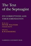 The Text of the Septuagint