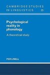 Psychological Reality in Phonology