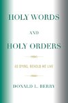 HOLY WORDS & HOLY ORDERS      PB